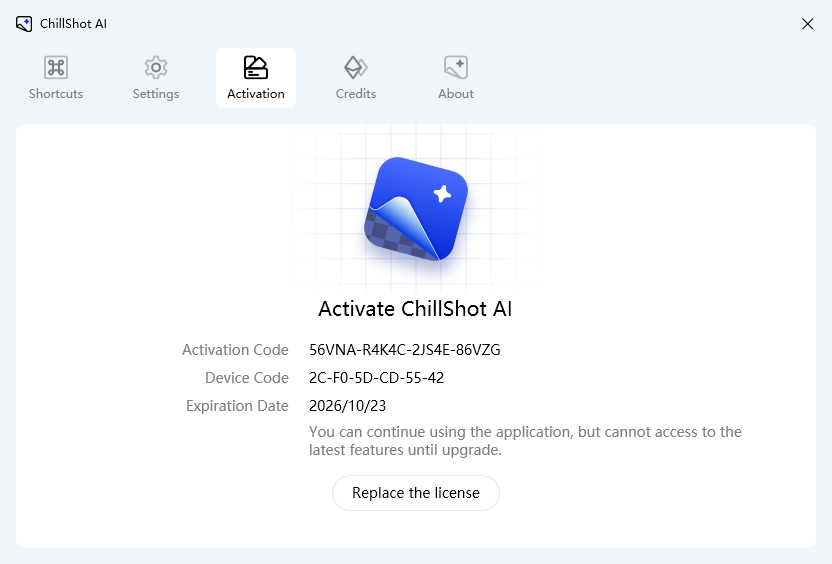 Confirm the Activation Status