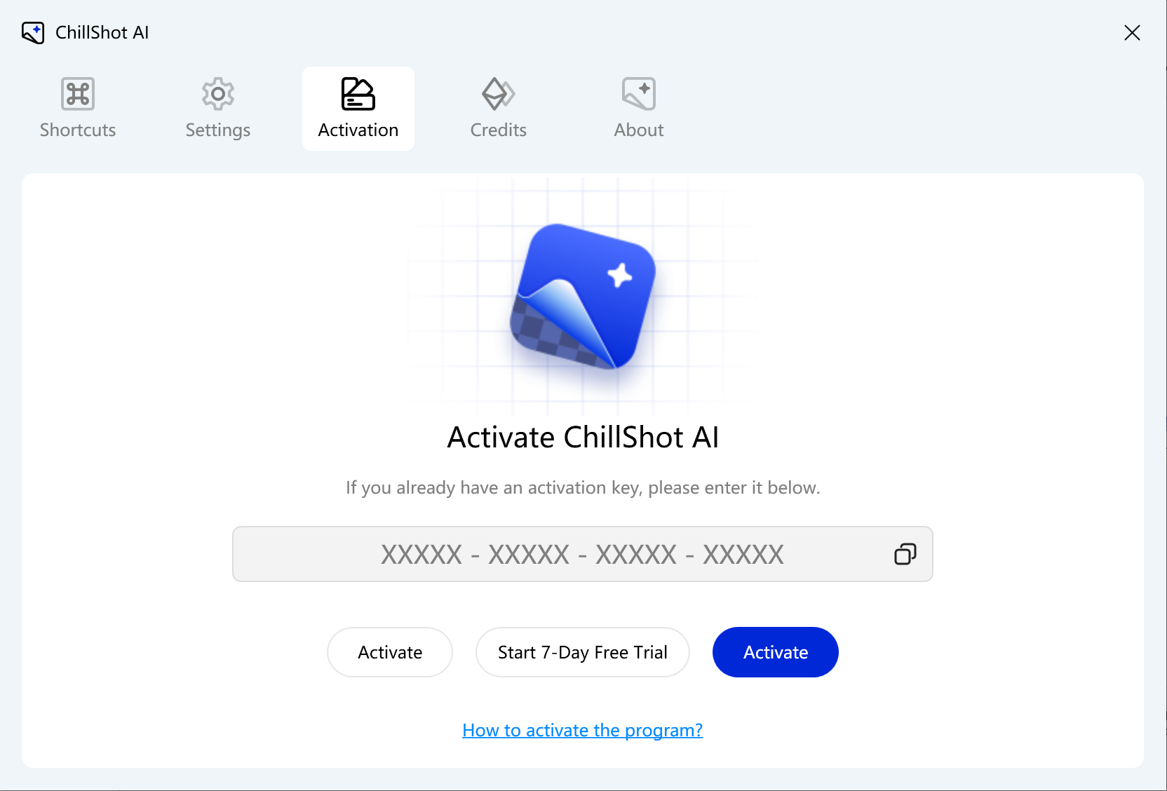 Run the uninstaller for the Chill programs